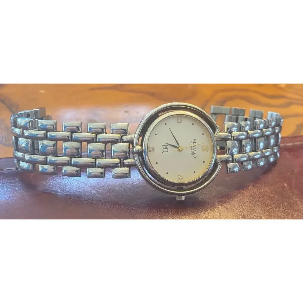 Women's Miyoko Quartz Watch, Silver Tone Band